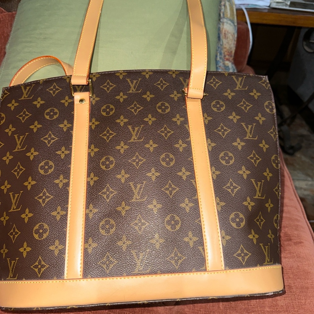 Louis Vuitton Tan Leather Strap with Embossed Code